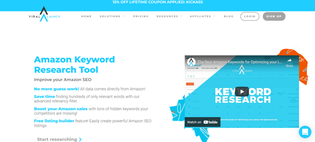 Viral Launch Keyword Research Tool