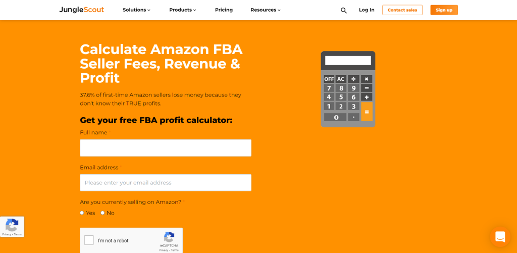 Jungle Scout FBA Profit Calculator