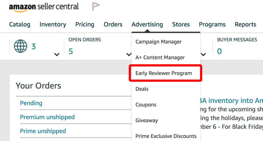Amazon’s Early Reviewer Program