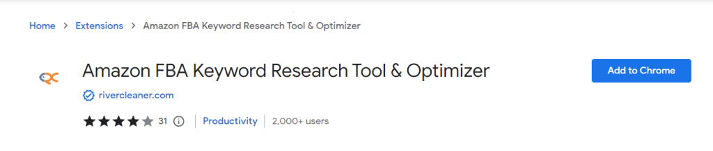 Amazon FBA Keyword Tool and Optimizer