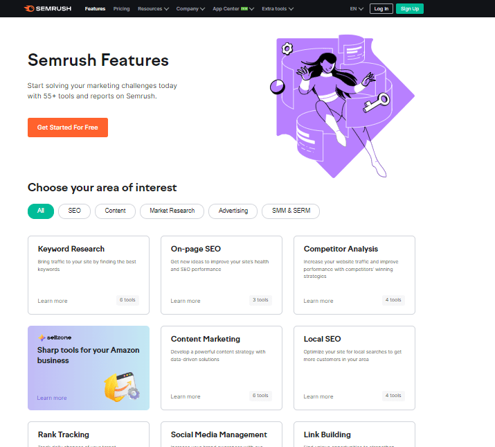Semrush feature