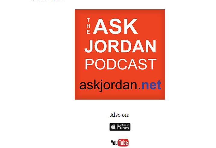 The Ask Jordan  Podcast 