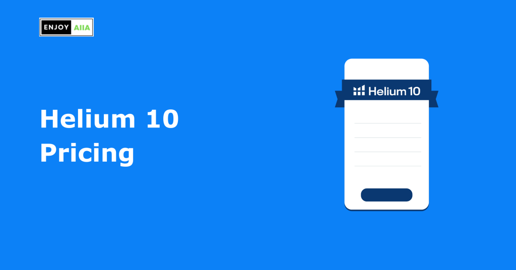 Helium 10 Pricing