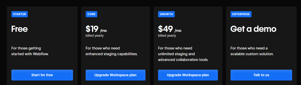 Workspace Plans (For Teams)