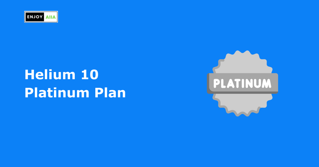 Helium 10 Platinum Plan