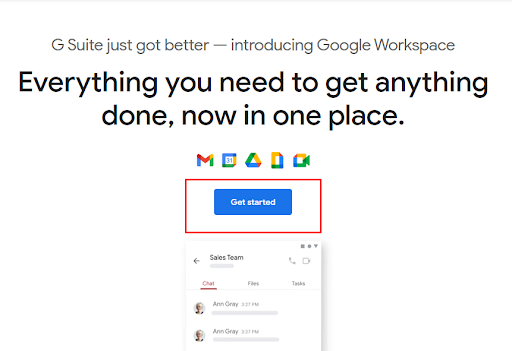 Visit Google Workspace Website
