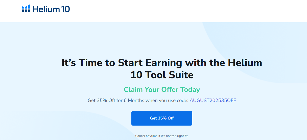 Helium 10 Coupons & Discount 