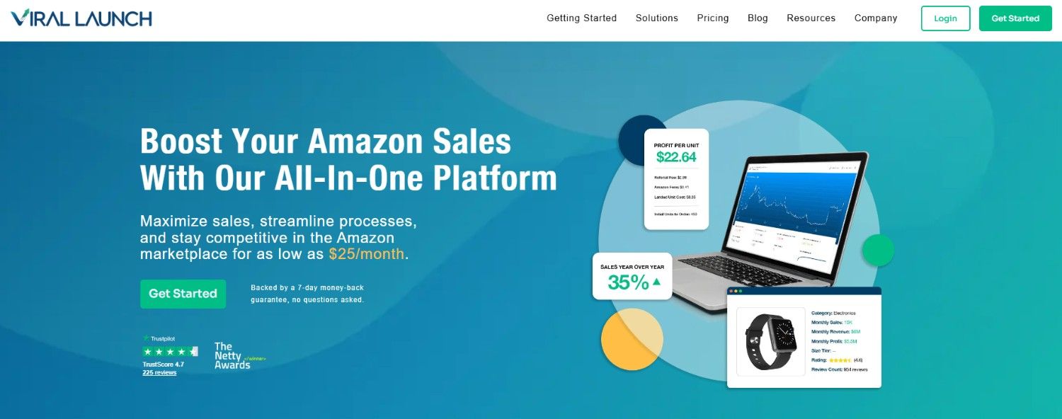 Viral Launch Homepage & Click Pricing Option