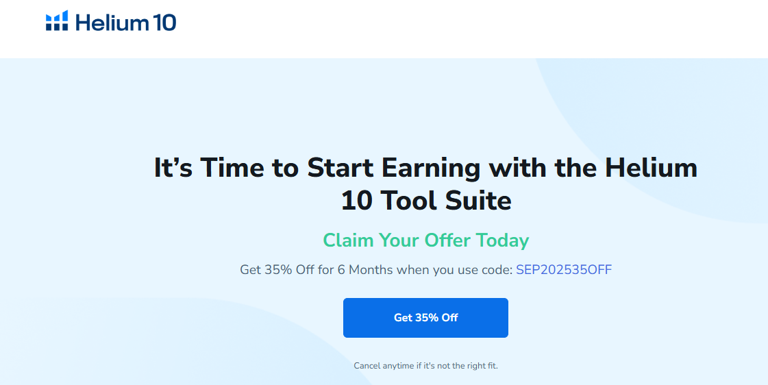Helium 10 Coupons & Discount 