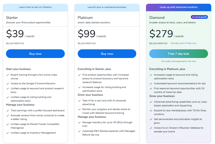 Helium 10 Discount Page 