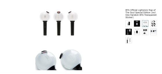 BTS Official Lightstick Ver 4 Army Bomb Bluetooth Concert Lamp BTS Official Lightstick Ver 4 Army Bomb Bluetooth Concert Lamp