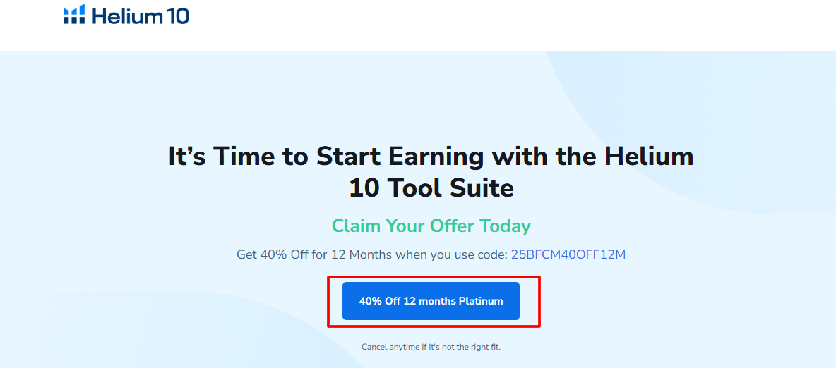 Helium 10 Pre–Black Friday sale 2025