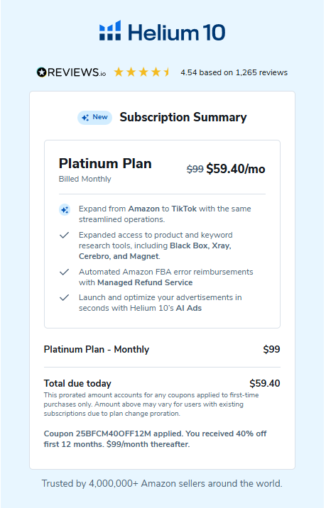 Review Your Subscription