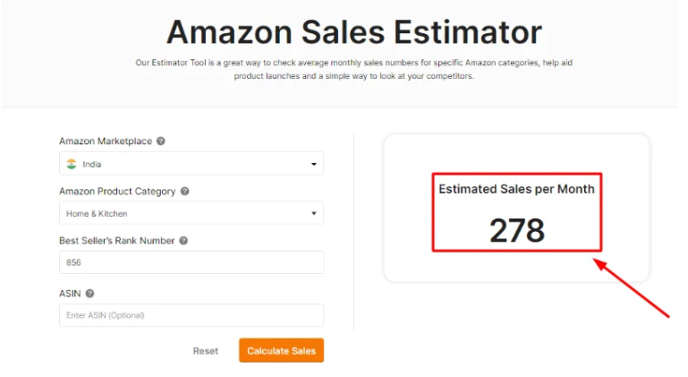 Sales Estimator: Within 10% of Real Numbers Sales Estimator: Within 10% of Real Numbers